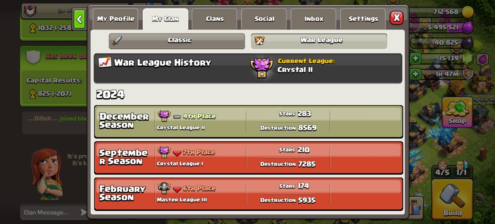 خرید کلن کلش لول 21 وارلیگ کریستال کد 403059 4 خرید کلن کلش لول 21 وارلیگ کریستال کد 403059 - تصویر 4