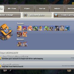 اکانت کلش اف کلنز تاون هال 18 لول 234 کد 130731 - تصویر 5