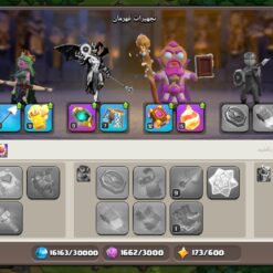 اکانت کلش اف کلنز تاون هال 13 لول 92 کد 130779 - تصویر 11