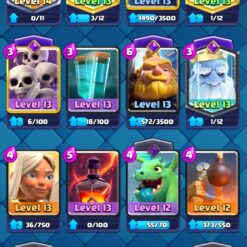 اکانت کلش رویال لول 33 کد 36448 12 اکانت کلش رویال لول 33 کد 36448 - تصویر 6