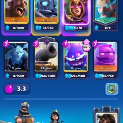 اکانت کلش رویال لول 13 کد 37155 9 اکانت کلش رویال لول 13 کد 37155 - تصویر 3
