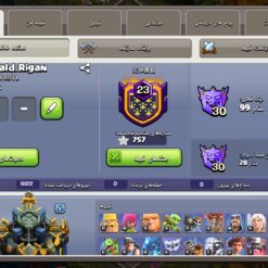 اکانت کلش اف کلنز تاون هال 17 لول 204 کد 129719 - تصویر 2