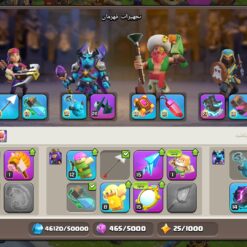 اکانت کلش اف کلنز تاون هال 18 لول 221 کد 129902 - تصویر 9