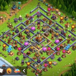 اکانت کلش اف کلنز تاون هال 16 لول 224 کد 130005 - تصویر 3