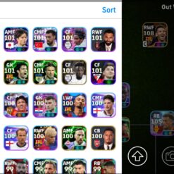 اکانت ای فوتبال با 45 سکه کد 863086 - تصویر 3