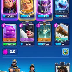 اکانت کلش رویال لول 12 کد 37409 - تصویر 3
