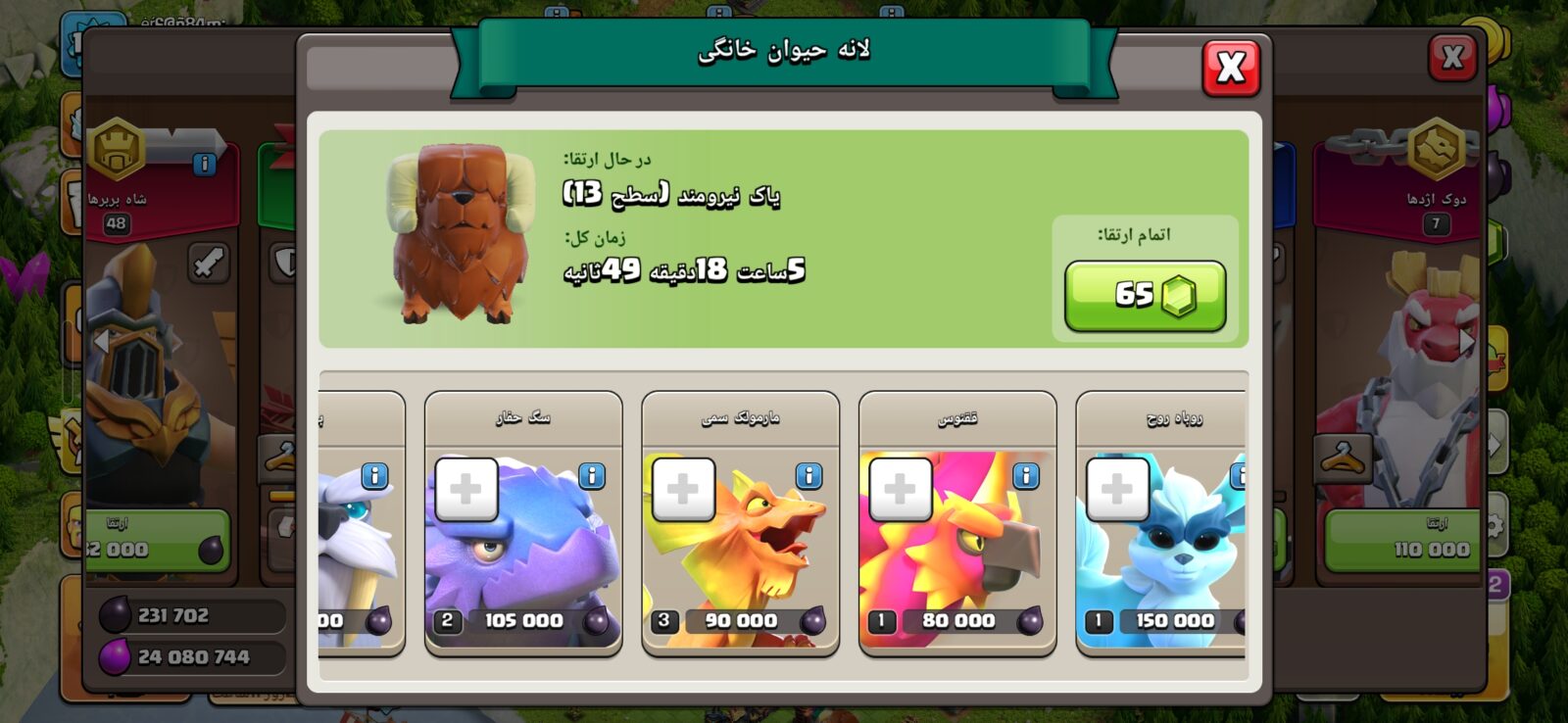 اکانت کلش اف کلنز تاون هال 17 لول 177 کد 127646 9 اکانت کلش اف کلنز تاون هال 17 لول 177 کد 127646 - تصویر 9