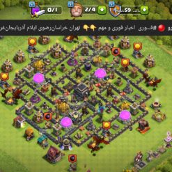 اکانت کلش اف کلنز تاون هال 9 لول 53 کد 127722 - تصویر 3