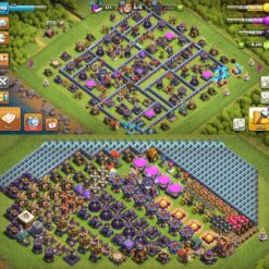 اکانت کلش اف کلنز تاون هال 15 لول 198 کد 128105 - تصویر 3