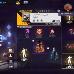 اکانت فری فایر لول 57 ریجن خاورمیانه کد 803814 9 اکانت فری فایر لول 57 ریجن خاورمیانه کد 803814 - تصویر 5
