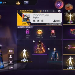 اکانت فری فایر لول 57 ریجن خاورمیانه کد 803817 - تصویر 2