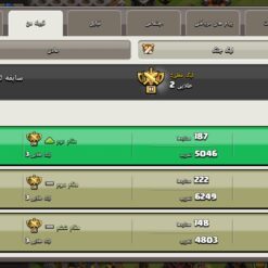 خرید کلن کلش لول 10 وارلیگ گلد ( طلایی) کد 402898 - تصویر 4