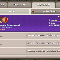 اکانت کلش اف کلنز تاون هال 18 لول 225 کد 129587 - تصویر 7