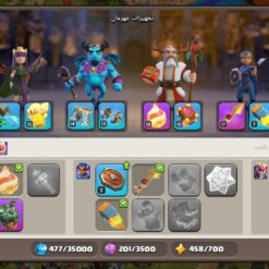 اکانت کلش اف کلنز تاون هال 16 لول 120 کد 129677 - تصویر 8