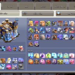 اکانت کلش اف کلنز تاون هال 18 لول 222 کد 129855 - تصویر 2