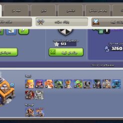 اکانت کلش اف کلنز تاون هال 15 لول 169 کد 130806 - تصویر 5