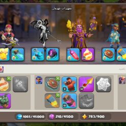 اکانت کلش اف کلنز تاون هال 15 لول 169 کد 130806 - تصویر 12