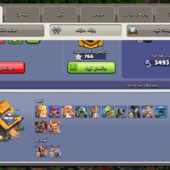 اکانت کلش اف کلنز تاون هال 18 لول 219 کد 130995 - تصویر 7