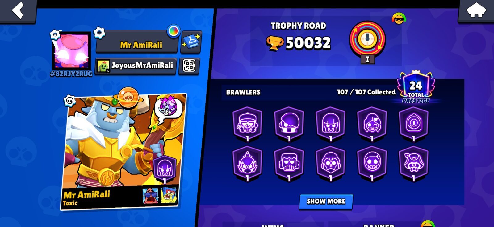 اکانت براول استارز کاپ 50032 کد 41822 2 اکانت براول استارز کاپ 50032 کد 41822 - تصویر 2