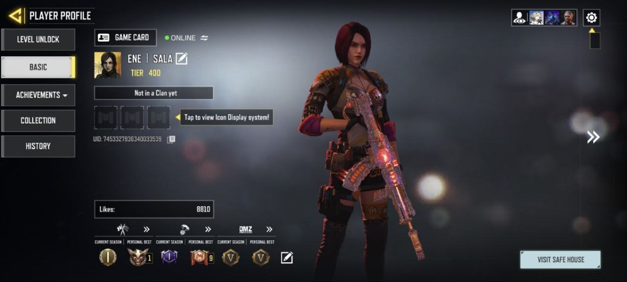 اکانت کالاف دیوتی موبایل لول 400 ریجن هند کد 789164 | تحویل آنی 6 اکانت کالاف دیوتی موبایل لول 400 ریجن هند کد 789164 | تحویل آنی - تصویر 6