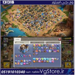 اکانت کلش اف کلنز تاون هال 18 لول 219 کد 131318